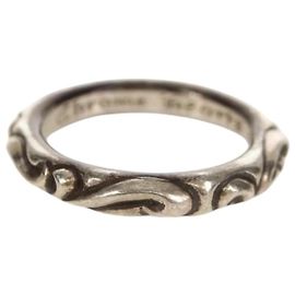 Anello Scroll Banding Chrome Hearts Argento