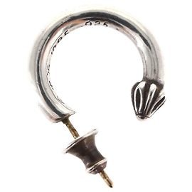 Orecchino ad anello semplice Chrome Hearts Argento