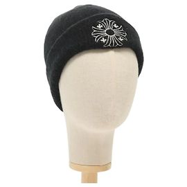 Chrome Hearts CH Plus Stitch Wool Watch Cap Black