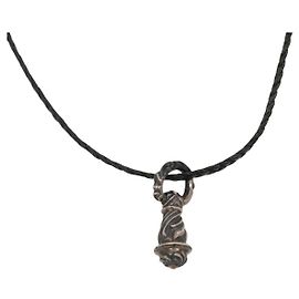 Colar Campana Tiny Razor Blade da Chrome Hearts Prata