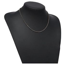 Collar de cadena Roll Chrome Hearts Plata