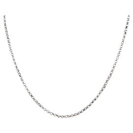 Collana a catena Roll Chrome Hearts Argento
