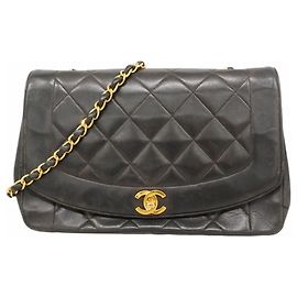 Sac à épaule Chanel Diana Noir