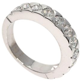Bague Diamant Boucheron en Or Blanc 18K Doré