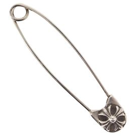 Chrome Hearts CH Plus Grande Spilla di Sicurezza per Cravatta Argento