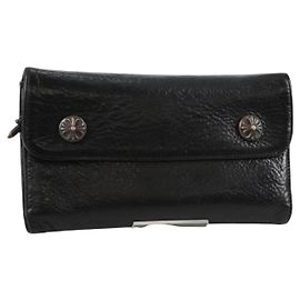 Cartera larga Wave Cross Ball Chrome Hearts Negro