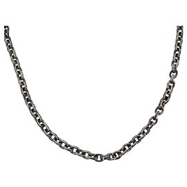 Collar de cadena de papel Chrome Hearts Plata