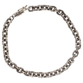 Pulsera de cadena de papel Chrome Hearts Plata