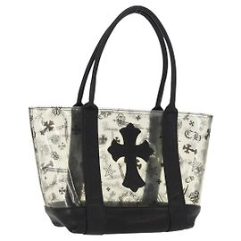 Bolso de vinilo transparente Chrome Hearts Blanco