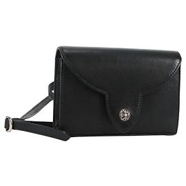 Borsa quadrata con patch Flare BS di Chrome Hearts Nero