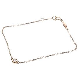 Tiffany & Co Pulseira de charme Tiffany Diamonds By The Yard em ouro rosa Dourado