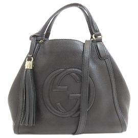 Borsa tote 2 in 1 Gucci Soho Nero