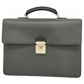 Louis Vuitton Taiga Laguito Briefcase Grey