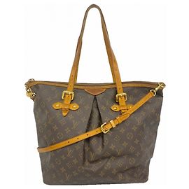 Borsa Louis Vuitton Monogram Palermo GM Marrone