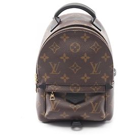 Zaino Mini Palm Springs di Louis Vuitton Marrone Nero