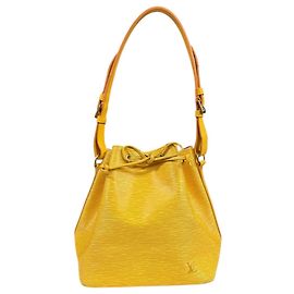 Borsa a Spalla Petit Noé in Pelle Epi Louis Vuitton Giallo