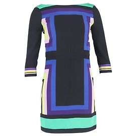 Abito stampato Diane von Furstenberg in seta multicolore Multicolore