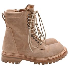 Botas Goodyear em Camurça Bege de Rick Owens Bege