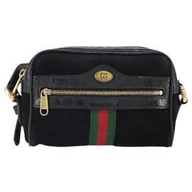 Gucci Ophidia Suede Mini Black