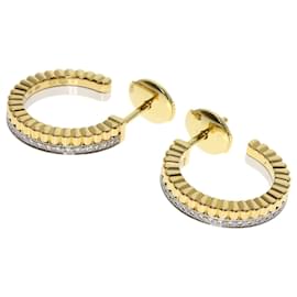 Boucheron Quatre Radiant Hoop Diamantohrringe Golden