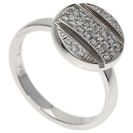 Anel Chaumet Class One Stud Diamante #54 Dourado