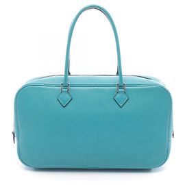 Sac à main Hermès Plume Elan 28 en bleu Bleu