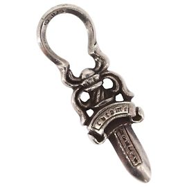 Chrome Hearts Dagger Charm Pendant Top Ag925 Silver Auth 171133SM Silvery