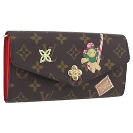 LOUIS VUITTON Monogram Vivienne Portefeuille Sarah Wallet M12207 Auth 168055SM Monogram