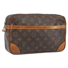 LOUIS VUITTON Clutch Compiegne 28 M51845 LV Auth BA10368 Monogramm