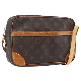 LOUIS VUITTON Bolsa de Ombro Monogram Trocadero 27 M51274 LV Auth hk3463 Monograma