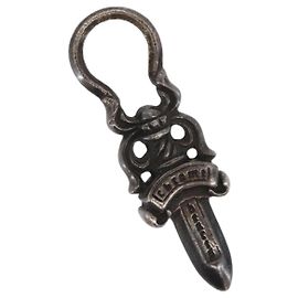 Chrome Hearts Dagger Charm Pendant Top Ag925 Silver Auth 171136SM Silvery
