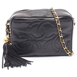 Borsa a Spalla Chanel Triple Coco Mark Nero