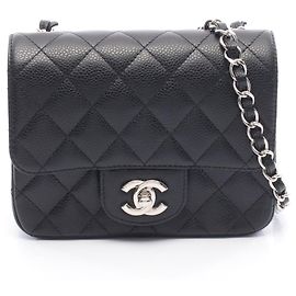 Borsa a Spalla Mini Matelassé Chanel Nero
