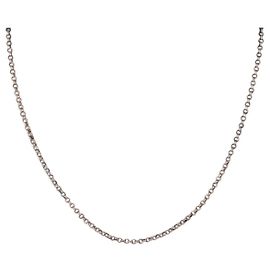 Collar de cadena Roll Chrome Hearts Plata