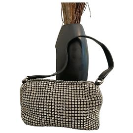 Bolsa Alexander Wang Prateada de Tecido Prata