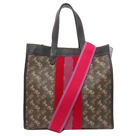 Coach PVC Tote Bag Brown