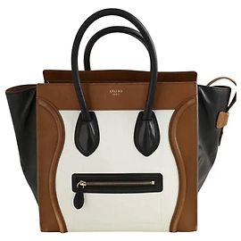 Céline Cabas Luggage en cuir multicolore Multicolore