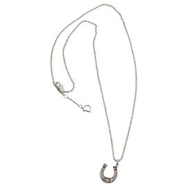 Dior Collar plateado Plata