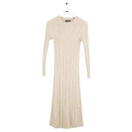 Eric Bompard Robe en cachemire beige Beige