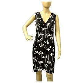 Robe en soie Chanel P10403V06401 Noir