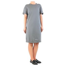 Brunello Cucinelli Vestido camiseta gris - talla M Gris