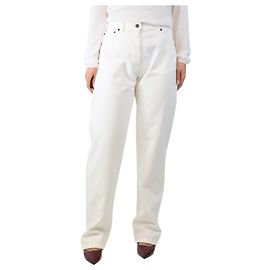 The row Jeans Burty blancs - taille UK 10 Blanc