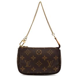 Mini Pochette Accessoires Monogramm Braun Louis Vuitton Braun