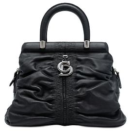 Dior Black Small Lambskin Karenina Frame Bag Black