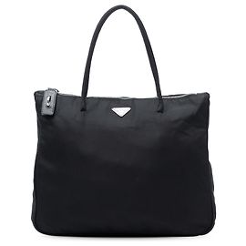 Prada Black Tessuto Tote Black