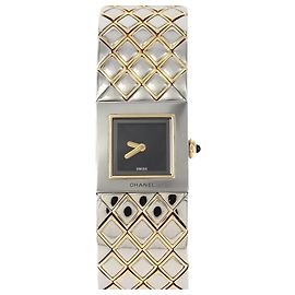 Relógio de pulso bicolor Chanel Matelassé H0475 Outro
