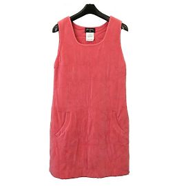 Vestido de algodón Chanel Camellia Rosa