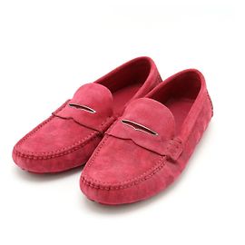 Mocasines de ante Damier Louis Vuitton Rosa Fucsia