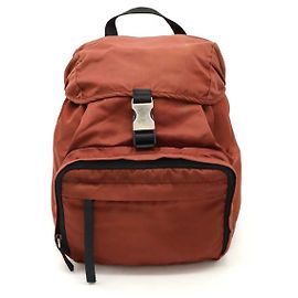 Prada Tessuto Montagn Nylon Backpack Red Other