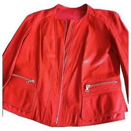 Sylvie Schimmel Lambskin Jacket Red